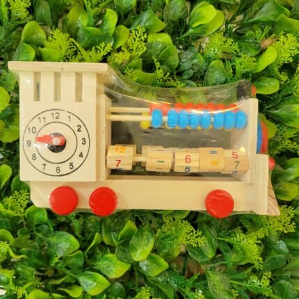 TREN ABACO Y PEQUEÑO DE MADERA