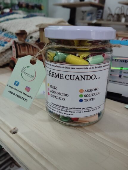 frasco pan de vida leeme