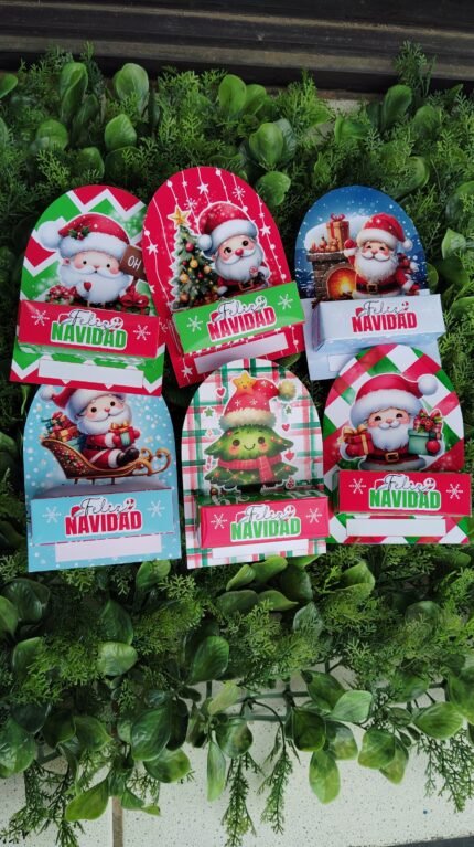 porta billetes navidad