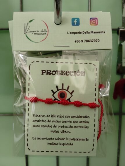 pulsera hilo rojo individual