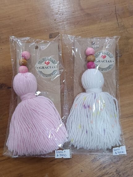 llavero Pompom borla